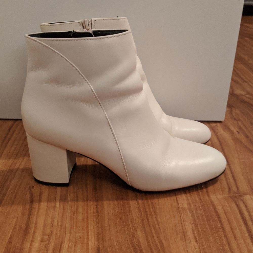 White booties
